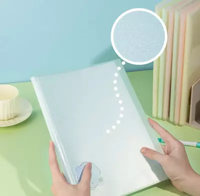 Hujjatlar uchun plastik papka "Deli" 40 varaq, A4, 21 mm, 500 mikron (Art. - 306-40-PQ) Assortiment