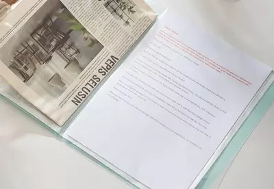 Пластиковая папка для документов "Deli" Bali, 40 вклад., А4, 21 мм, 500 мкм (Арт. - 034-EB) Ассортимент