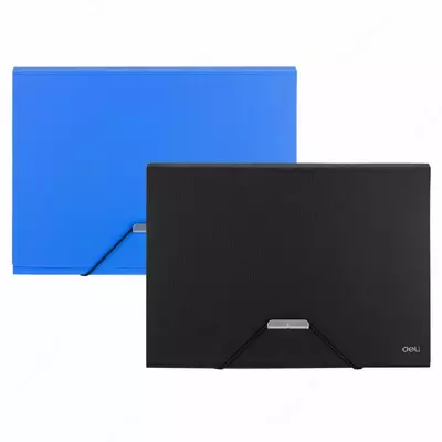 Папка-органайзер "Deli" 6 отделений, застежка резинка (Арт.- 5554) Ассортимент