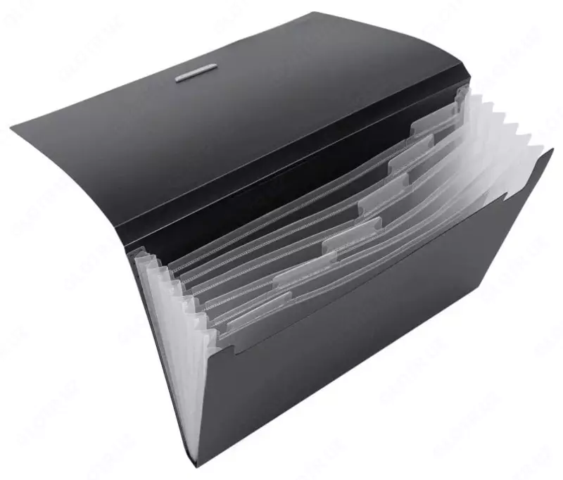 "Deli" papka organizatori 6 qismli, elastik tasmali mahkamlagich (Art. - 5554) Assortiment