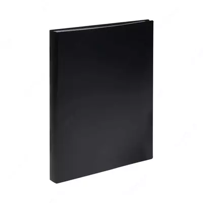 Hujjatlar uchun plastik papka "Stamm" 60 varaq, A4, 21 mm, 600 mikron (Art. - MM-32208) Qora