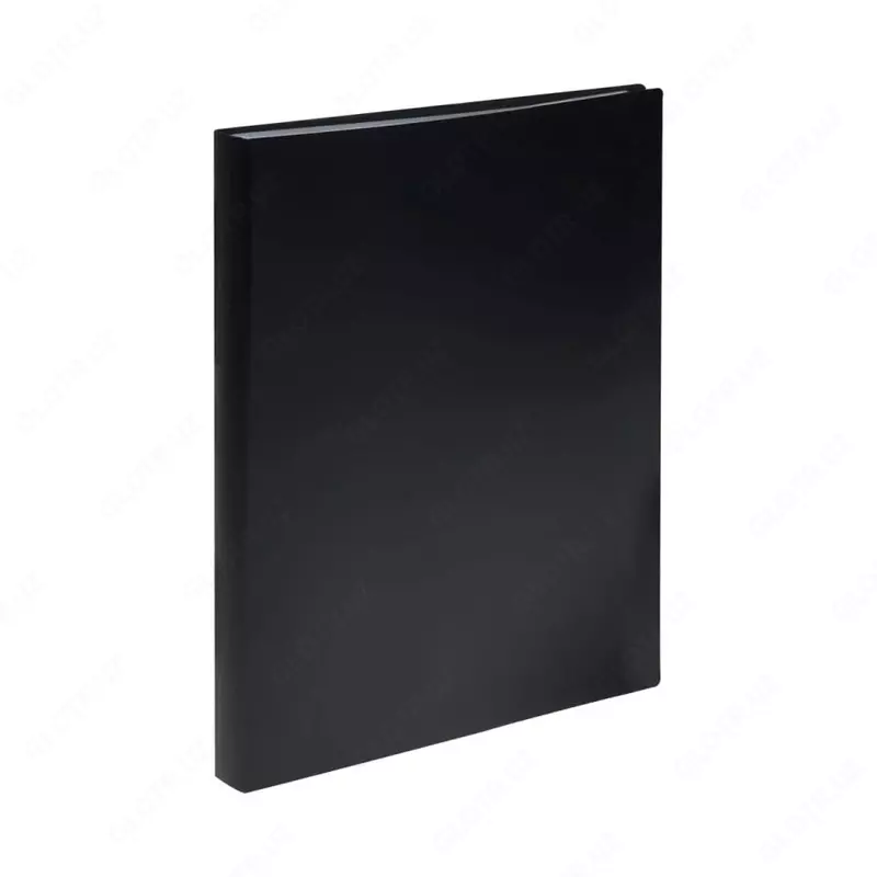 Hujjatlar uchun plastik papka "Stamm" 60 varaq, A4, 21 mm, 600 mikron (Art. - MM-32208) Qora