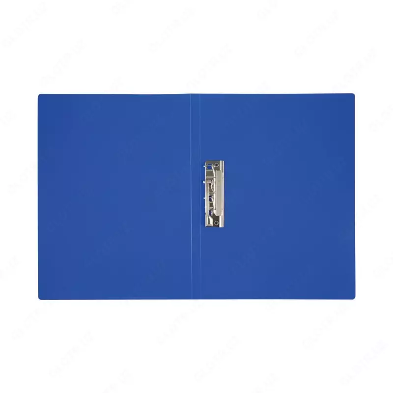 Папка для документов "Стамм", боковой зажим, А4, 500 мкм, 14 мм (Арт.- ММ-32217) Синяя