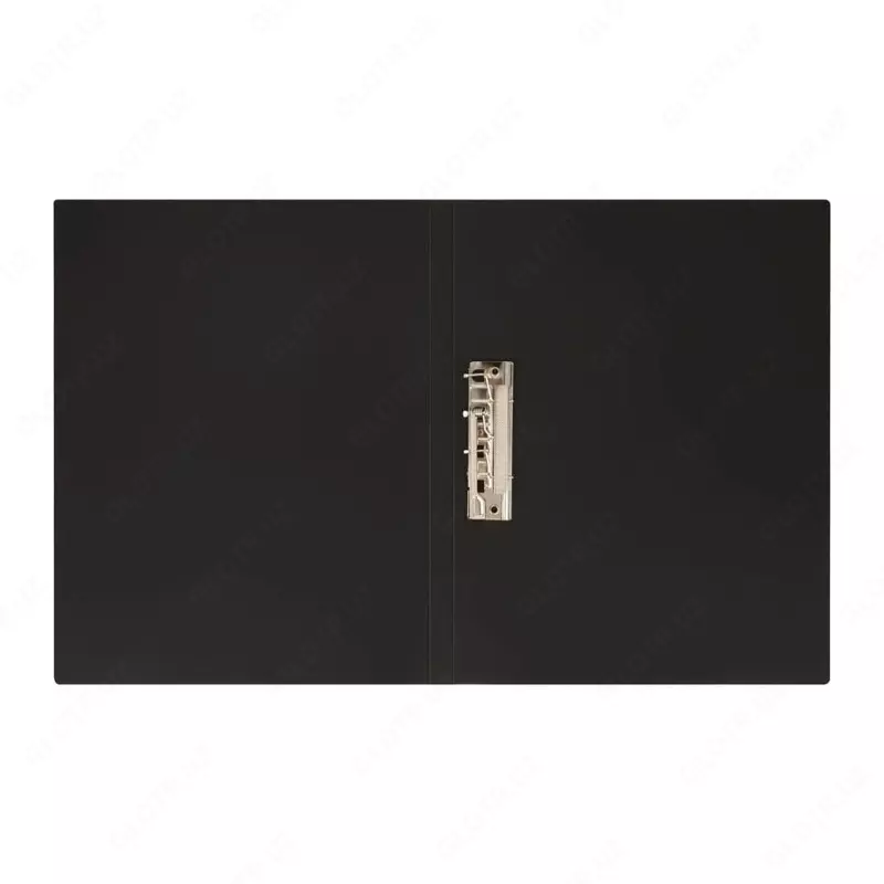 Папка для документов "Стамм", боковой зажим, А4, 500 мкм, 14 мм (Арт.- ММ-32216) Черная