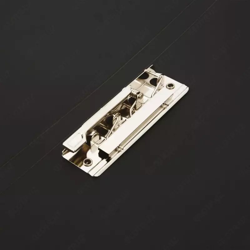 Папка для документов "Стамм", боковой зажим, А4, 500 мкм, 14 мм (Арт.- ММ-32216) Черная