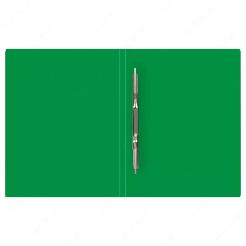 Пластиковая папка - скоросшиватель "Стамм" пруж. зажим., А4, 14 мм, 500 мкм (Арт. - ММ-32222) Зеленая