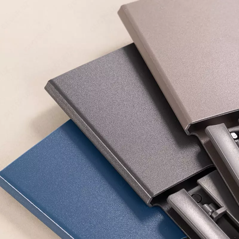 Пластиковая папка-планшет (с боковым зажимом) "Deli" Ixuni, тёмно-серая