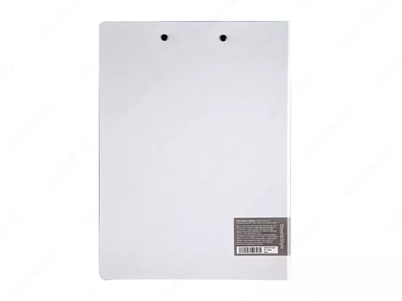 Папка - планшет (верхний зажим) "Berlingo" Steel&Style, А4, 1800 мкм, полифом (Арт. - PPf_93004) Белая