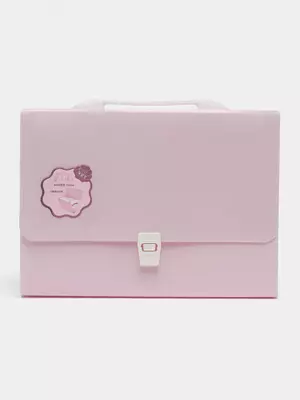 Пластиковая папка-портфель для документов "Deli" 13 отд., 350 х 270 х 45 мм, заст. замок (Арт.- 306-PM) Ассортимент