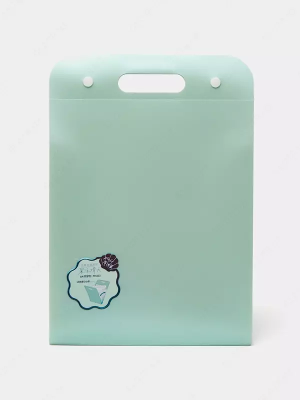 Пластиковая папка-портфель для документов "Deli" 13 отд., 350 х 270 х 45 мм, заст. 2 кнопки (Арт.- 323-PM) Ассортимент