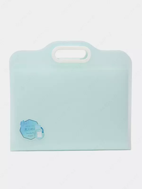 Hujjatlar uchun plastik portfeli "Deli" 5 bo'lim, 350 x 325 x 35 mm, 2 tutqich (Art. - 315-PM) Assortiment