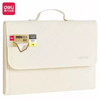Папка-портфолио для документов "Deli" MinRini, 7 отд., 330 х 235 х 50 мм (Арт.- 701-7-PM) Ассортимент