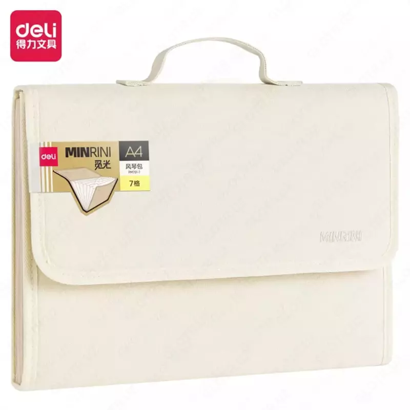 Папка-портфолио для документов "Deli" MinRini, 7 отд., 330 х 235 х 50 мм (Арт.- 701-7-PM) Ассортимент