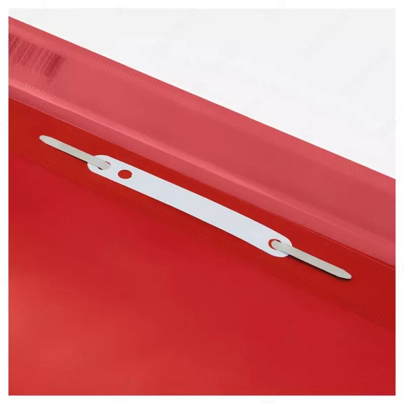   Papka - mahkamlagich Stamm A4  160 mikron  shaffof. tepa (Art. - MM-32257) Qizil/shaffof