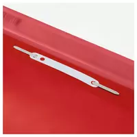   Papka - mahkamlagich Stamm A4  160 mikron  shaffof. tepa (Art. - MM-32257) Qizil/shaffof