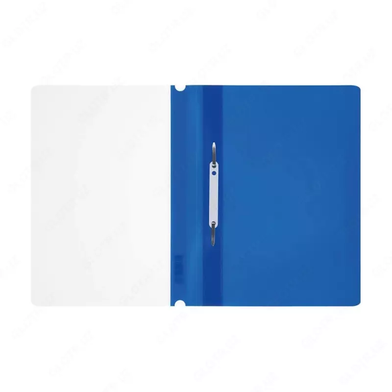  Папка - скоросшиватель Стамм А4  160 мкм  прозр. верх (Арт. - ММ-32251) Синяя/Прозрачная - 