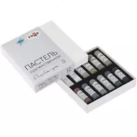 Упаковка пастельных сухих мелков "Гамма" Cерые тона