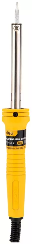 Паяльник сетевой (медное жало) "Deli Tools" 30 Вт (Арт.- EDL8830)