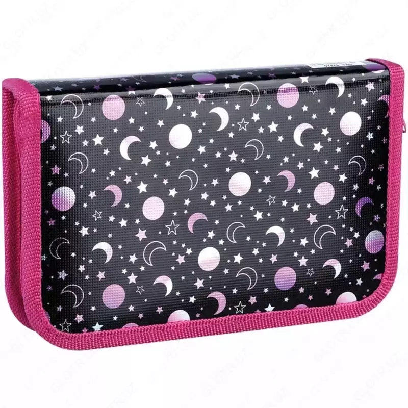 Канцелярский детский пенал "ArtSpace" Moonlight, 1 отд, 190 х 115 мм, лам. карт. (Арт. - ПК1_42316) Цв. ассорти