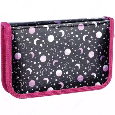 Канцелярский детский пенал "ArtSpace" Moonlight, 1 отд, 190 х 115 мм, лам. карт. (Арт. - ПК1_42316) Цв. ассорти