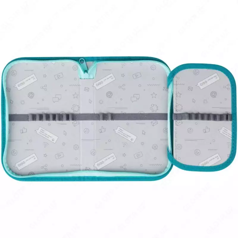 Детский пенал "ArtSpace" Yahoo, 1+1 доп. отд, 200 х 130 мм, текстиль (Арт. - ПТ1_49673) Цв. ассорти