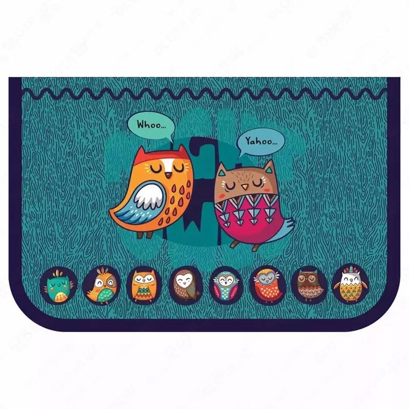 Детский пенал "ArtSpace" Yahoo, 1+1 доп. отд, 200 х 130 мм, текстиль (Арт. - ПТ1_49673) Цв. ассорти