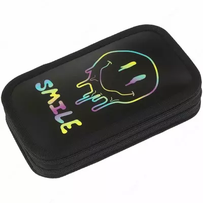 Bolalar qalam qutisi "ArtSpace" To'q tabassum, 2 ta bo'lim, 190 x 105 mm, laminatlangan. karton (Art. - PK2_59967) Rang turli xil