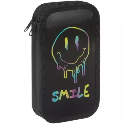 Bolalar qalam qutisi "ArtSpace" To'q tabassum, 2 ta bo'lim, 190 x 105 mm, laminatlangan. karton (Art. - PK2_59967) Rang turli xil