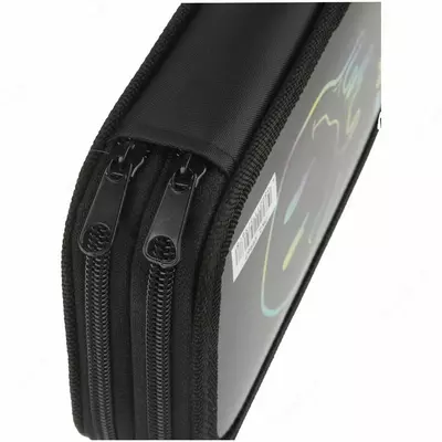 Bolalar qalam qutisi "ArtSpace" To'q tabassum, 2 ta bo'lim, 190 x 105 mm, laminatlangan. karton (Art. - PK2_59967) Rang turli xil