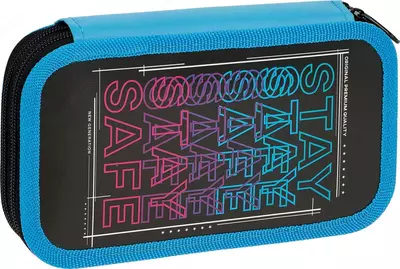 Детский пенал "ArtSpace" Safe, 2 отд, 190 х 105 мм, ламинир. картон (Арт. - ПК2_49695) Цв. ассорти