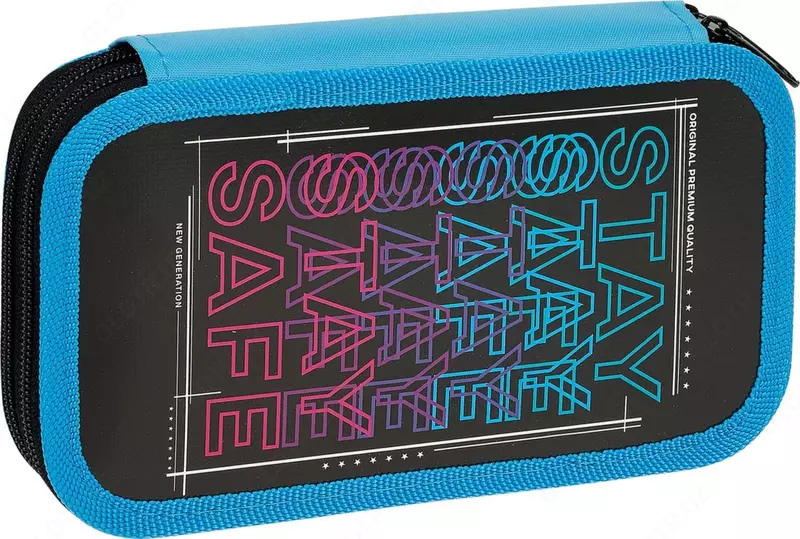 Детский пенал "ArtSpace" Safe, 2 отд, 190 х 105 мм, ламинир. картон (Арт. - ПК2_49695) Цв. ассорти