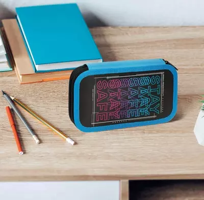 Детский пенал "ArtSpace" Safe, 2 отд, 190 х 105 мм, ламинир. картон (Арт. - ПК2_49695) Цв. ассорти