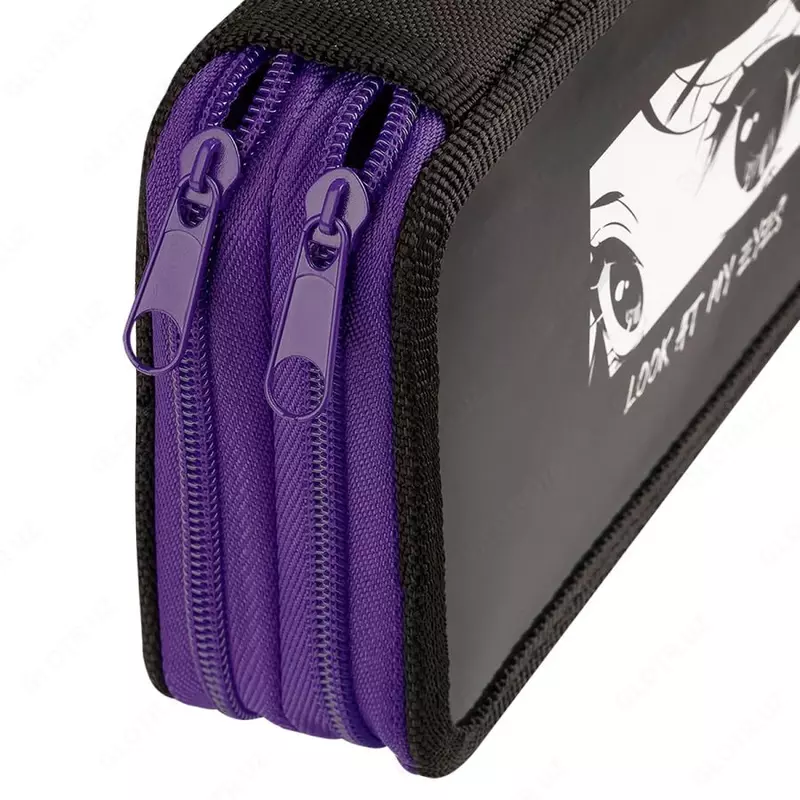 Детский пенал "ArtSpace" Anime eyes, 2 отд, 190 х 110 мм, ламинир. картон (Арт. - ПК2_59995) Цв. ассорти