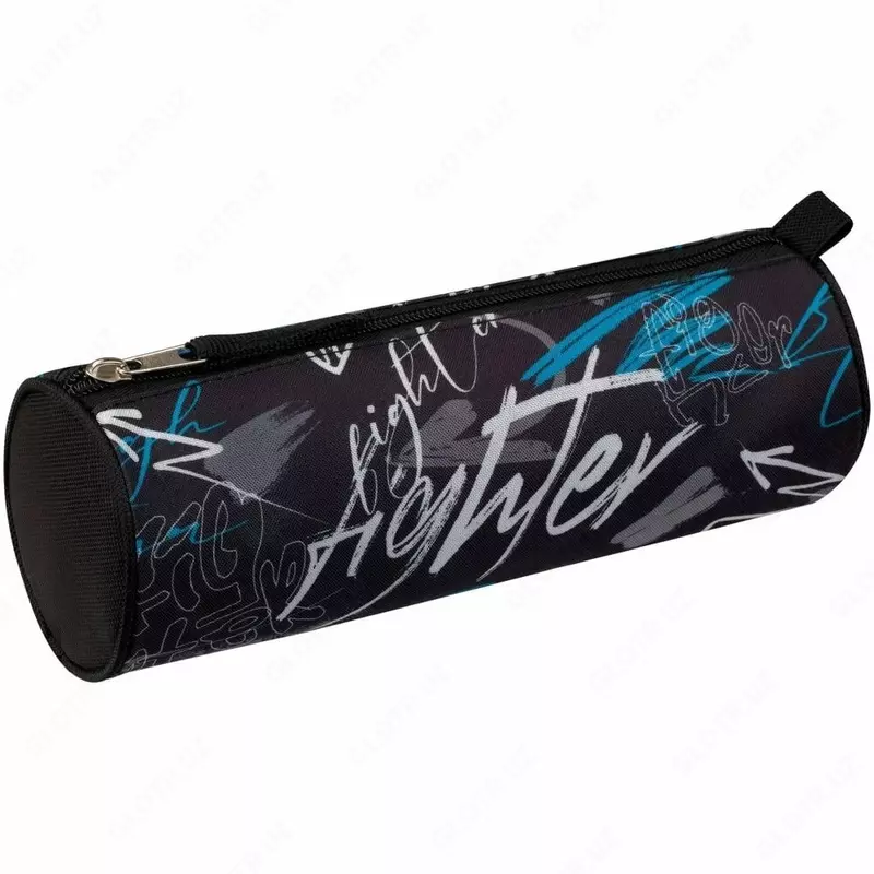 Пенал - тубус для канцтоваров "ArtSpace" Fighter, 1 отд., 210 х 80 мм, полиэстер (Арт.- Sch_57522) Цв. ассорти