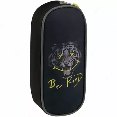 Овальный пенал для канцтоваров "ArtSpace" Strong, 1 отд., 210 х 80 х 45 мм, полиэстер (Арт.- Sch_57562) Цв. ассорти