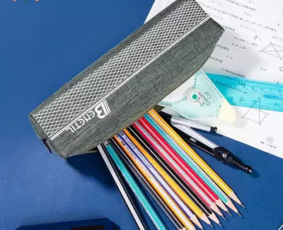 Пенал для канцтоваров (прямоугольный) "Deli" Benetil, 1 отд., 225 х 55 х 60 мм, полиэстер (Арт.- 67163) Ассортимент