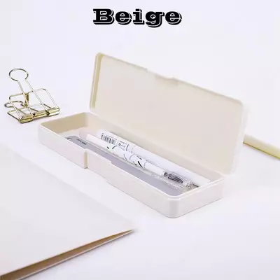 Maktab qalam qutisi (to'rtburchaklar) "Deli" Linfini, 1 bo'lim, 195 x 65 x 25 mm, plastmassa (Art. - 8328) Assortiment