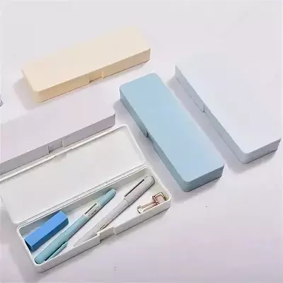 Maktab qalam qutisi (to'rtburchaklar) "Deli" Linfini, 1 bo'lim, 195 x 65 x 25 mm, plastmassa (Art. - 8328) Assortiment