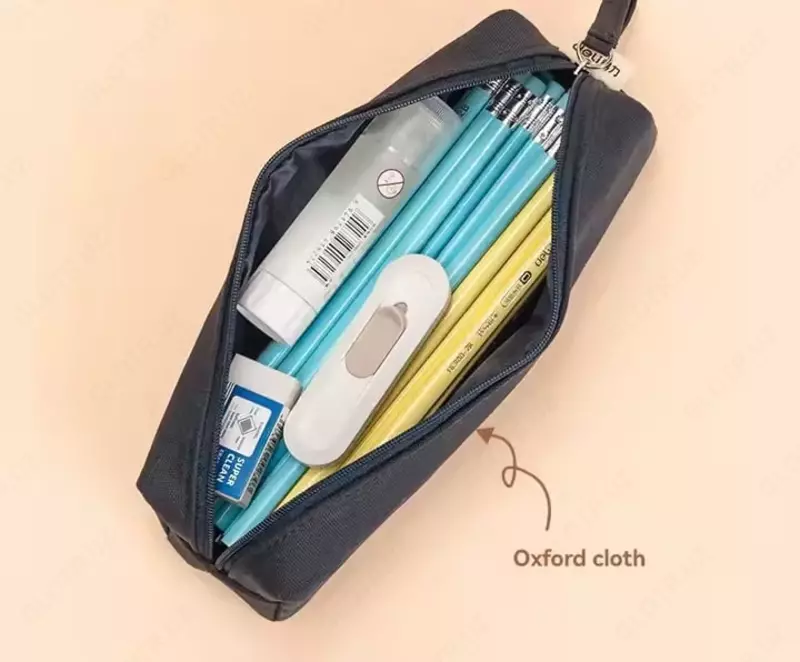 Пенал для канцтоваров (прямоугольный) "Deli" North Island Story, 1 отд., 200 х 80 х 55 мм, полиэстер (Арт.- 245-BC) Ассортимент