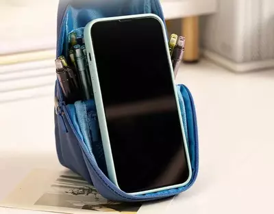 Универсальный пенал - косметичка "Deli" 2 отд., 190 х 95 х 60 мм, полиэстер (Арт.- 277-BC) Ассортимент