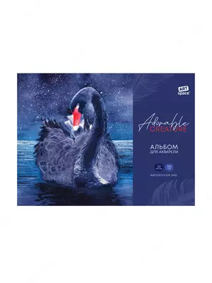 ArtSpace Yorqin yaratuvlar akvarel albomi  20 varaq  A4  yelimli  180 g/m²