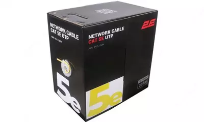 CAT 5e UTP, 305m, AWG 24/1, LSZH 305M/Easy pull box packin | yellow