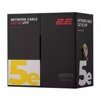 CAT 5e UTP  305m  AWG 24/1  LSZH 305M/Easy pull box packin | yellow - 