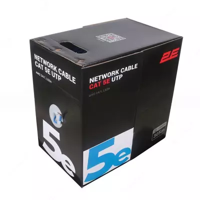 CAT 5e UTP, 305m, AWG 24/1, LSZH 305M/Easy pull box packin | blue