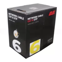  CAT 6 UTP  305m  AWG 23/1  LSZH-1 305M/Easy pull box packing | yellow - 