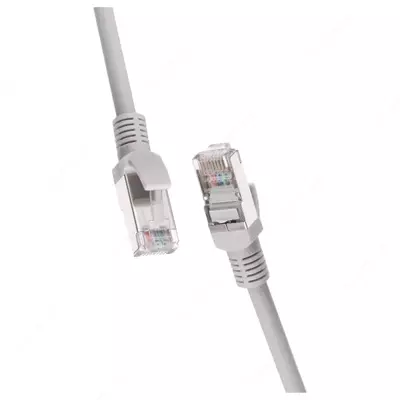 Patch cord 2E Cat 5e,FTP,RJ45, 26AWG ,7/0.16 Cu, 1.00 m, LSZH,Grey