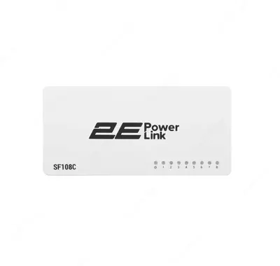 Коммутатор 2E PowerLink SF108C 8xFE, неуправляемый, десктоп