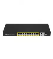 Коммутатор Netis P124GH 24xFE PoE+  2xGE Uplink  2xGE SFP  неуправляемый