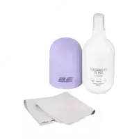 Чистящий набор / Cleaning kit 2E PILL for office equipment (liquid 140ml  whipe 20cm)  white-lilac 2E-SK140LC