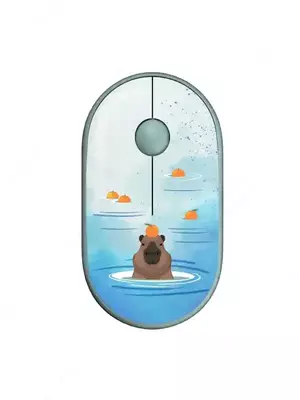 Mouse 2E MF300 Silent WL BT CAPYBARA:TANGERINE